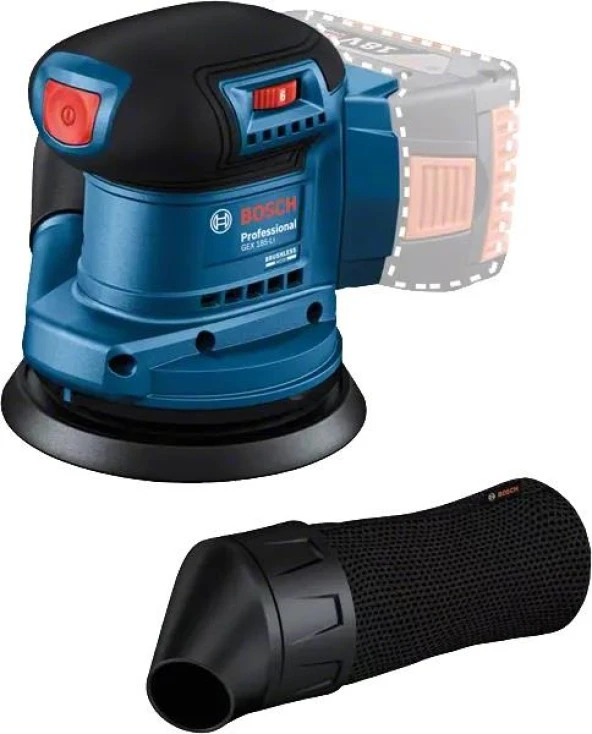 Bosch GEX185-LI Solo Eksantrik Zımpara ürün görseli 1