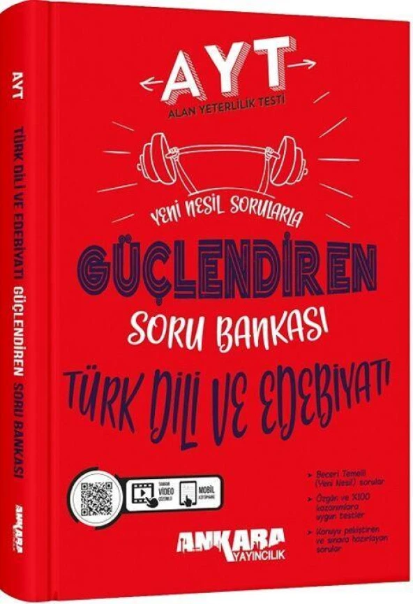 AYT Türk Dili ve Edebiyatı Güçlendiren Soru Bankası Ankara Yayıncılık ürün görseli 1