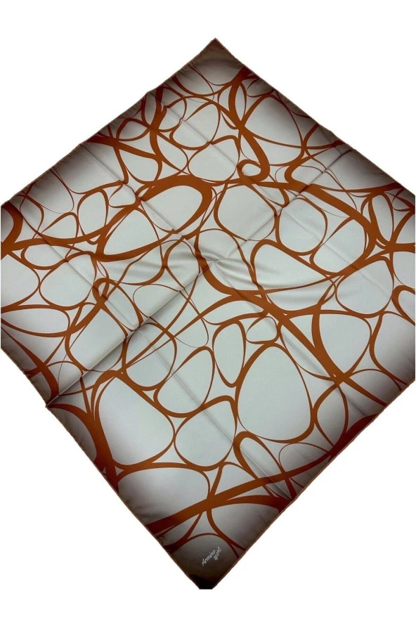 90X90 Sport Twill Polyester Eşarp 6054-09 - Resim 3