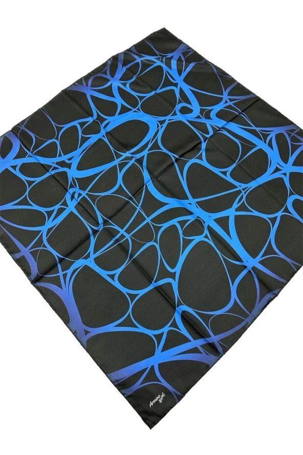 90X90 Sport Twill Polyester Eşarp 6054-09 - Resim 7