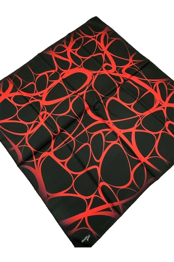 90X90 Sport Twill Polyester Eşarp 6054-09 - Resim 9