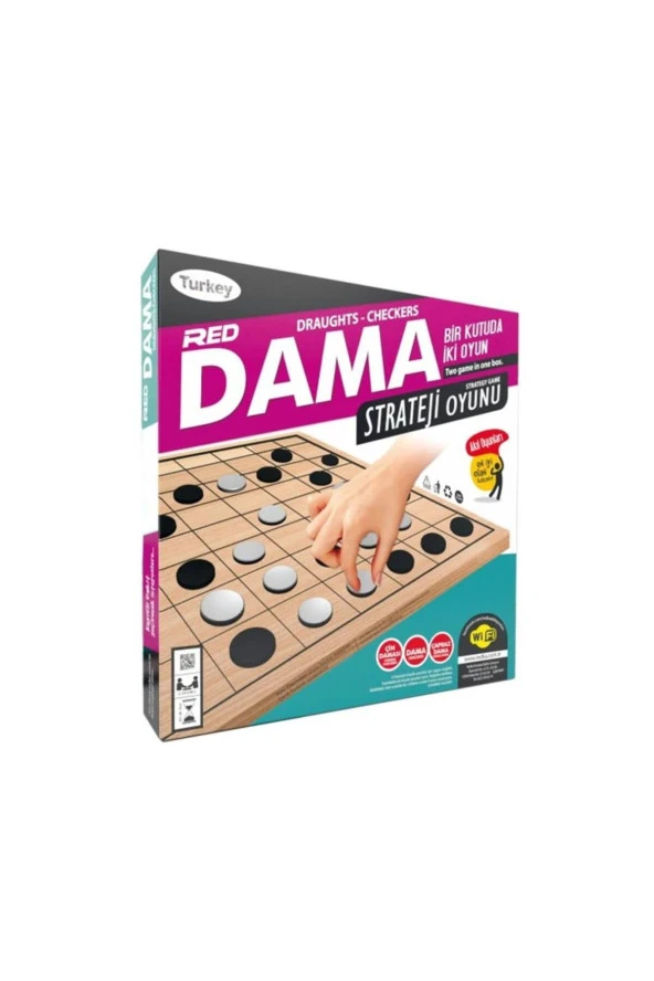 Redka Ahşap Dama Strateji Oyunu ürün görseli 1