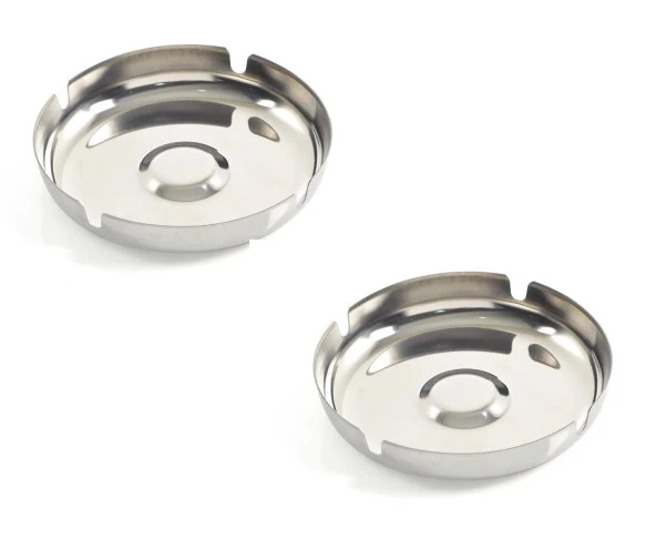 açık metal paslanmaz küllük - 2 li kül tablası 11,5 cm ürün görseli 1