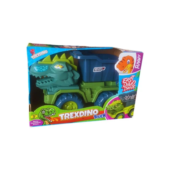 Asya Oyuncak Dino Kamyon Kutulu Dinozor Kamyon ürün görseli 1