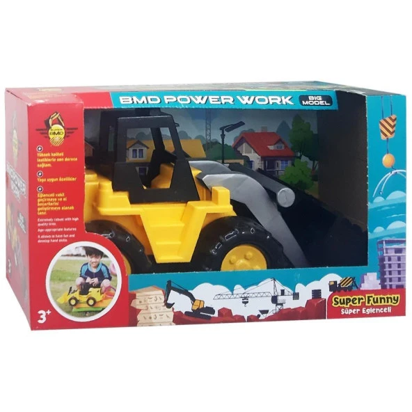 Asya Oyuncak Dozer Bmd Work Power Dozer (Karışık Model 1 Adet) - Resim 2