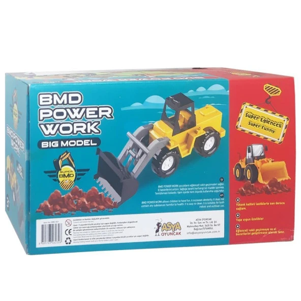 Asya Oyuncak Dozer Bmd Work Power Dozer (Karışık Model 1 Adet) - Resim 3