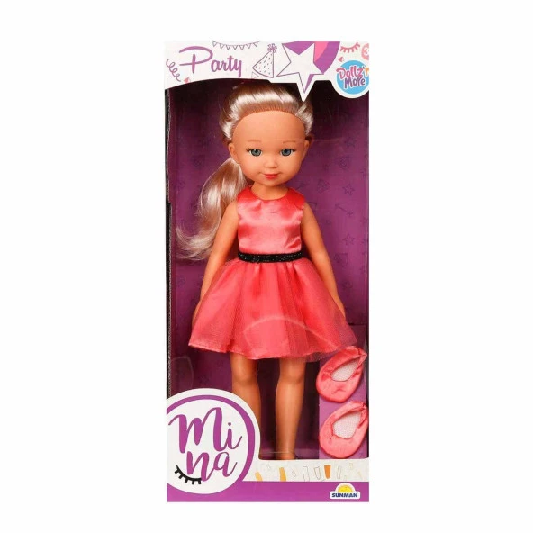 Sunman Mina Party Bebek 35 CM - Resim 6
