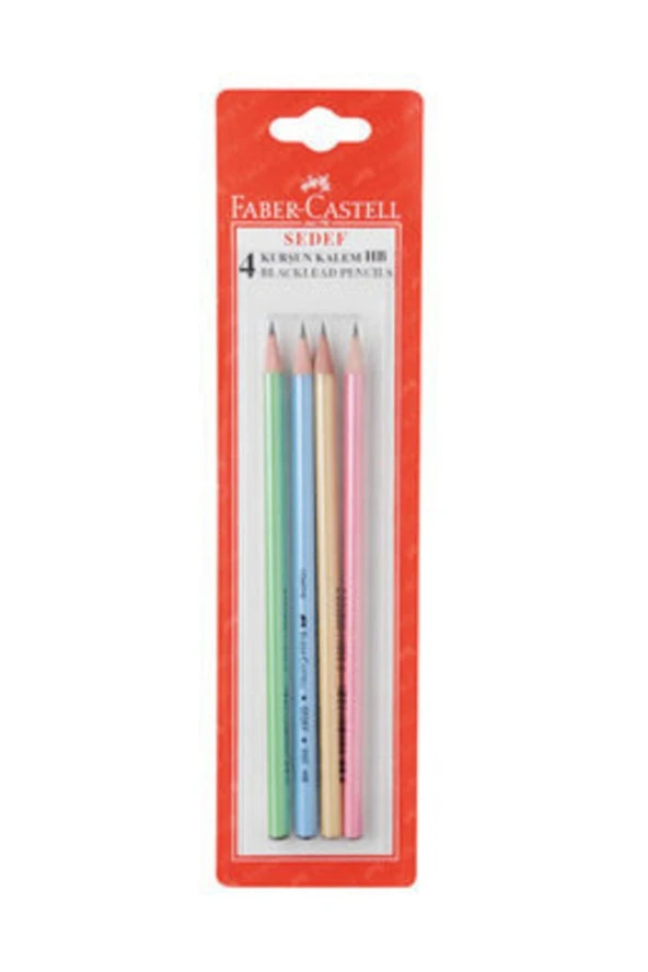 Faber Castell Sedef Kurşun Kalem 4'lü ürün görseli 1