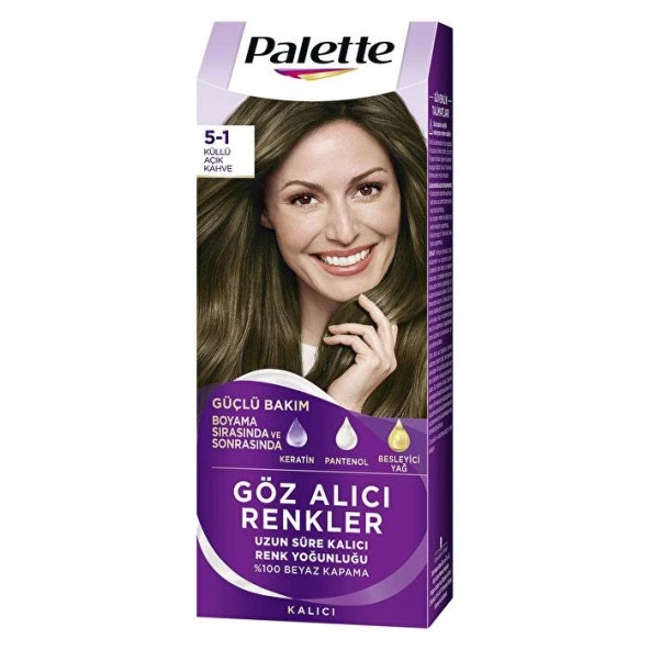 Palette 5.1 Küllü Açık Kahve ICC Kalıcı Krem Boya LIBRWN CENDRE ürün görseli 1