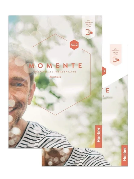 Momente A1.2 Kursbuch und Arbeitsbuch mit Plus Interactive Versiyon & App ürün görseli 1