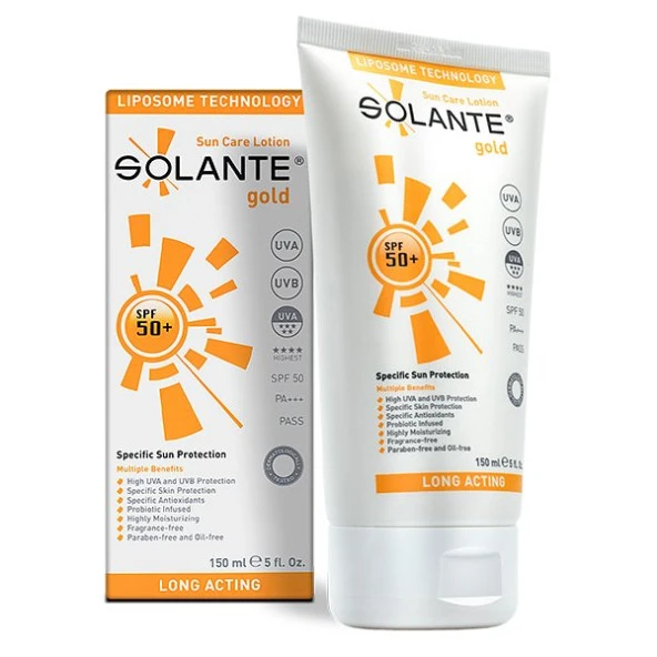 Solante Gold Losyon SPF 50+ 150 ml ürün görseli 1