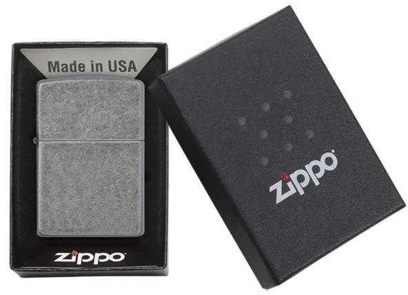 Zippo Reg Antique Silver Dizayn Çakmak - Resim 5
