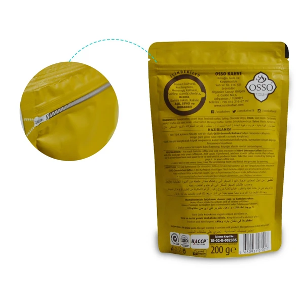 Osso Osmanlı Kahvesi 200 gr 9'lu - Resim 5