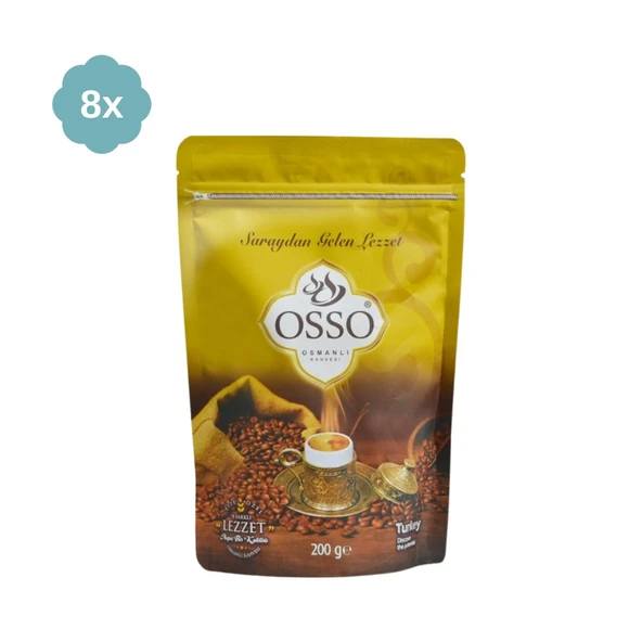 Osso Osmanlı Kahvesi 200 gr 12'li - Resim 4
