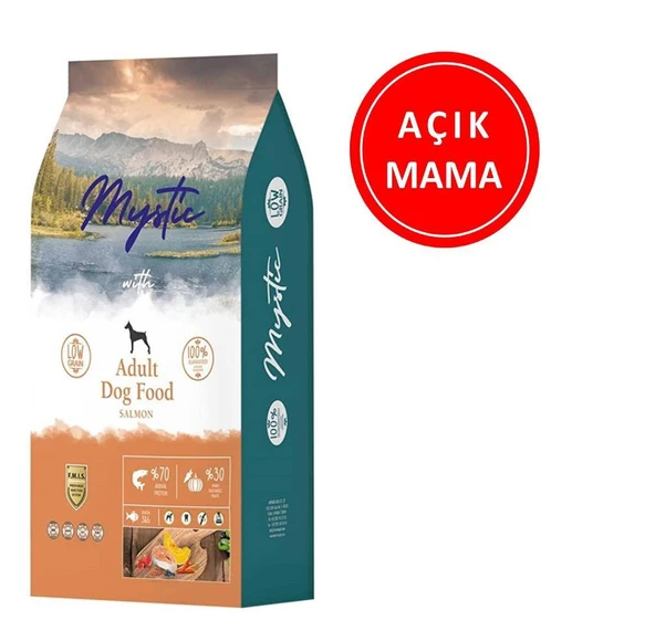 Mystic Düşük Tahıllı Yetişkin Köpek Maması Somonlu 1 Kg AÇIK ürün görseli 1
