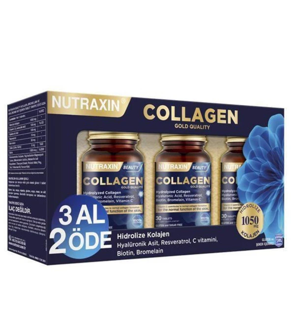 Nutraxin Collagen Gold Quality 30 Tablet 3 Al 2 Öde ürün görseli 1