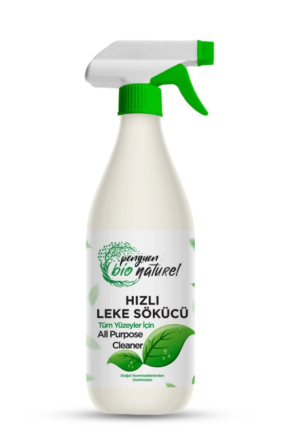 Penguen Bio Naturel Çok Amaçlı Hızlı Leke Sökücü Sprey 12 Adet x 1000 ml. ürün görseli 1