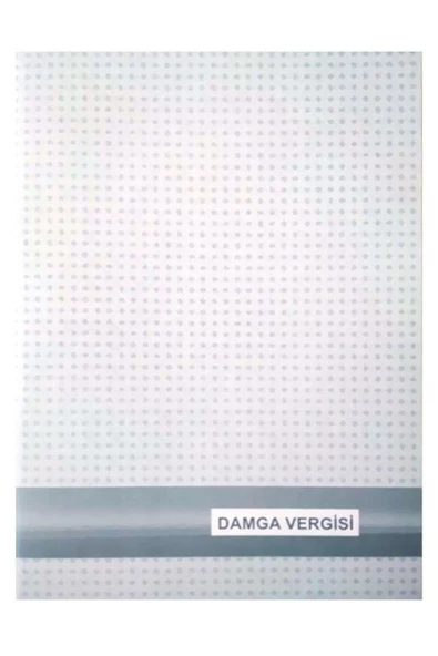 Numaralı Damga Vergisi Defteri (KARTON KAPAK - 40 YAPRAK) ürün görseli 1