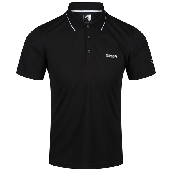 Regatta Maverik V Polo Yaka Erkek T-Shirt-SİYAH ürün görseli 1
