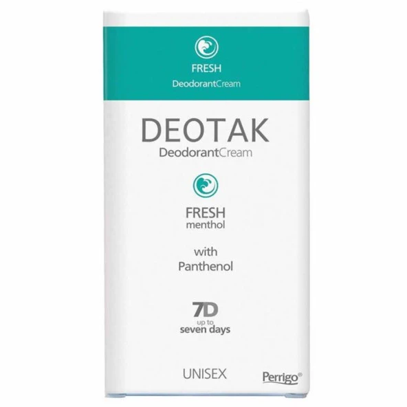 Deotak Fresh Menthol Krem Deodorant 35ml ürün görseli 1