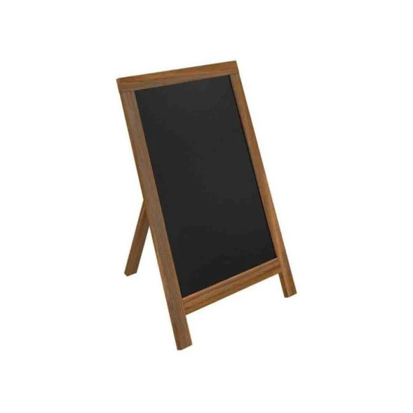 Panda 50x70 cm Ahşap Ayaklı Yazı Tahtası Siyah PAN129 ürün görseli 1