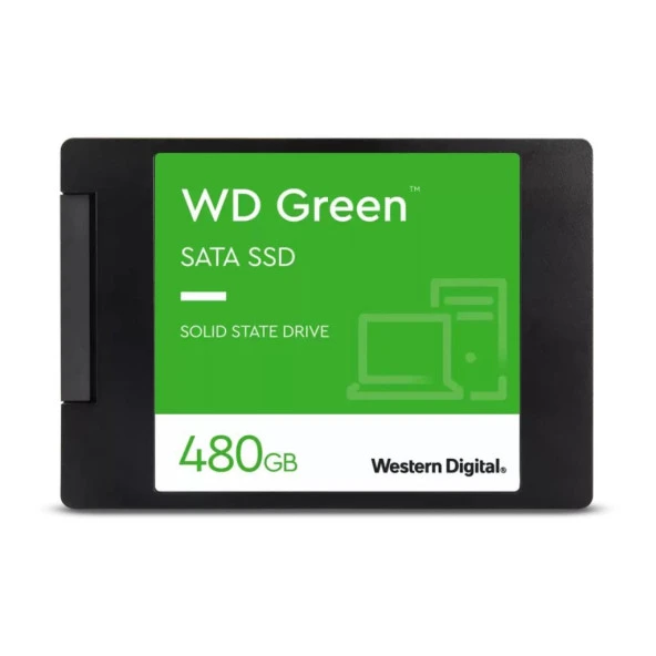 WD Green WDS480G3G0A 480 GB 2.5" 430 - 545 MB/s 3D Nand SSD ürün görseli 1