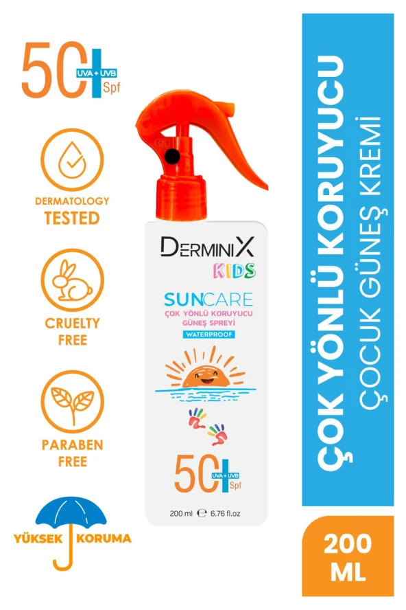 Kids Suya Dayanıklı Çocuk Güneş Kremi SPF50 UVA+UVB 200ml ürün görseli 1