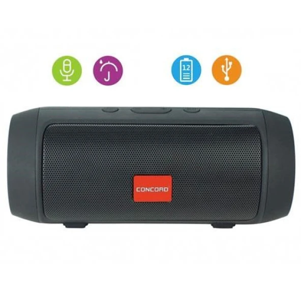 Concord BT TF USB Bluetooth Wireless Fm Hoparlör  C787 ürün görseli 1