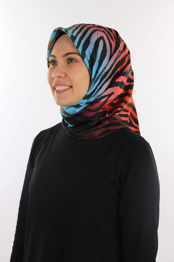 Aker 7651713 Twill Ipek Eşarp 90*90 - Resim 3