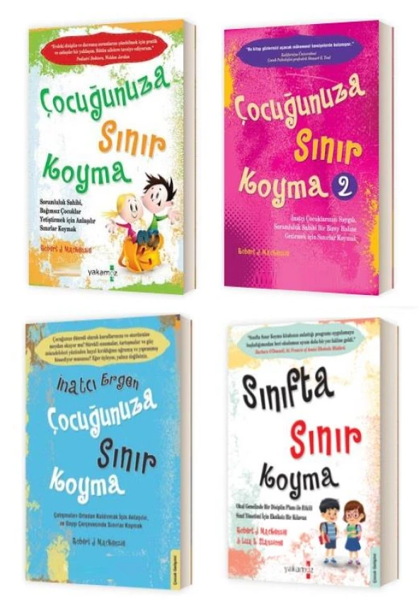 Çocuğunuza Sınır Koyma Serisi 4 Kitap (Çocuğunuza Sınır Koyma1/2 -  İnatçı Ergen - Sınıfta Sınır Koyma) ürün görseli 1