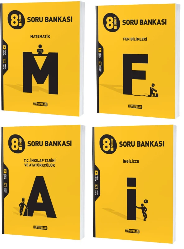 Hız Lgs 2024 8. Sınıf Matematik İngilizce Fen İnkılap Tarihi Soru Seti 4 Kitap ürün görseli 1