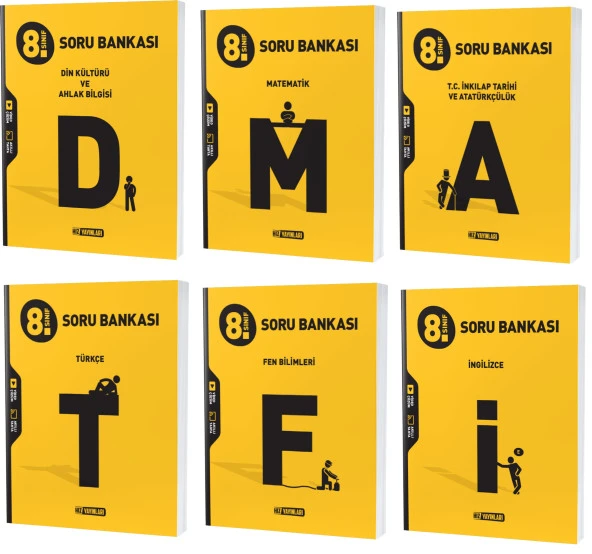 Hız Lgs 2024 8. Sınıf Matematik Türkçe Fen Din İnkılap İngilizce Soru Seti 6 Kitap ürün görseli 1