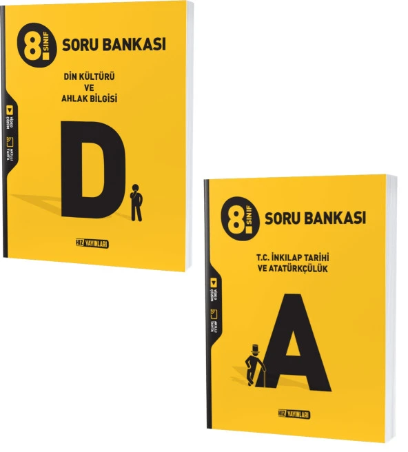 Hız Lgs 2024 8. Sınıf Din Kültürü + İnkılap Soru Bankası Seti 2 Kitap ürün görseli 1