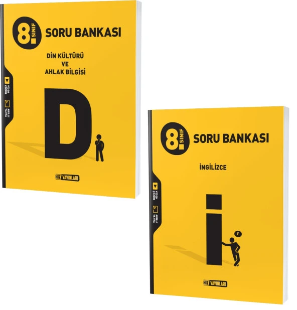 Hız Lgs 2024 8. Sınıf Din Kültürü + İngilizce Soru Bankası Seti 2 Kitap ürün görseli 1