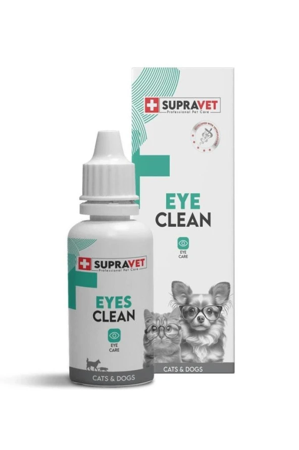 Supravet Eye Clean Kedi Köpek Göz Temizleme Losyonu 50 Ml ürün görseli 1