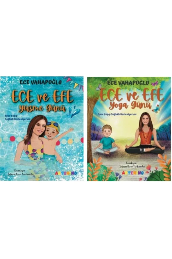 ECE VAHAPOĞLU - ECE VE EFE YÜZME - YOGA GÜNÜ -2 KİTAP ürün görseli 1