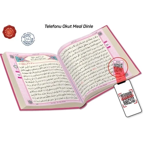 Merve Rahle Boy Pembe Kuranı Kerim - Resim 4