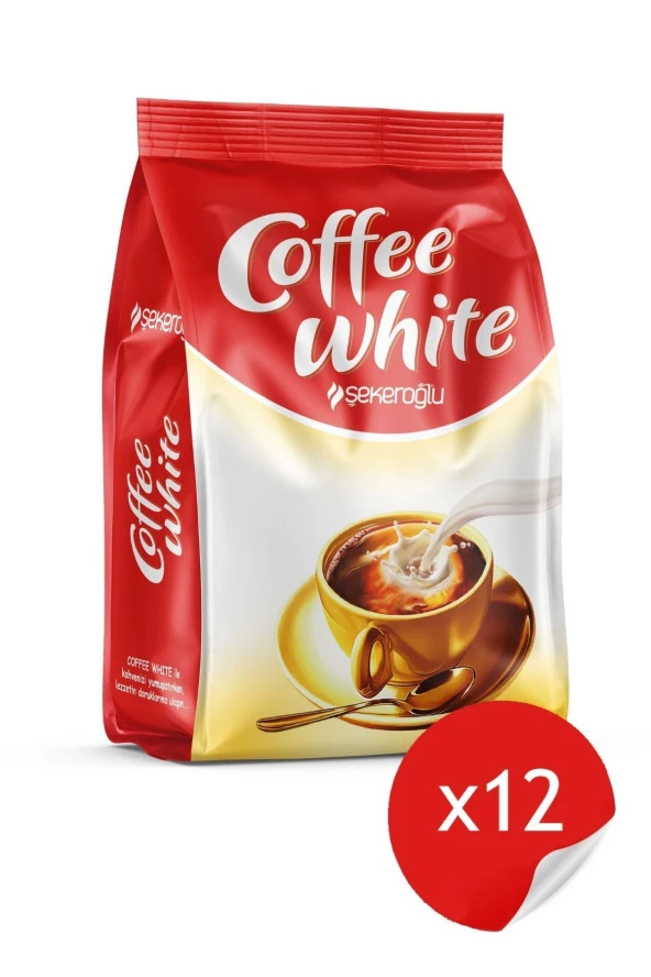 Şekeroğlu Coffee White Kahve Kreması 12 x 500 Gr ( 12 Adet ) ürün görseli 1