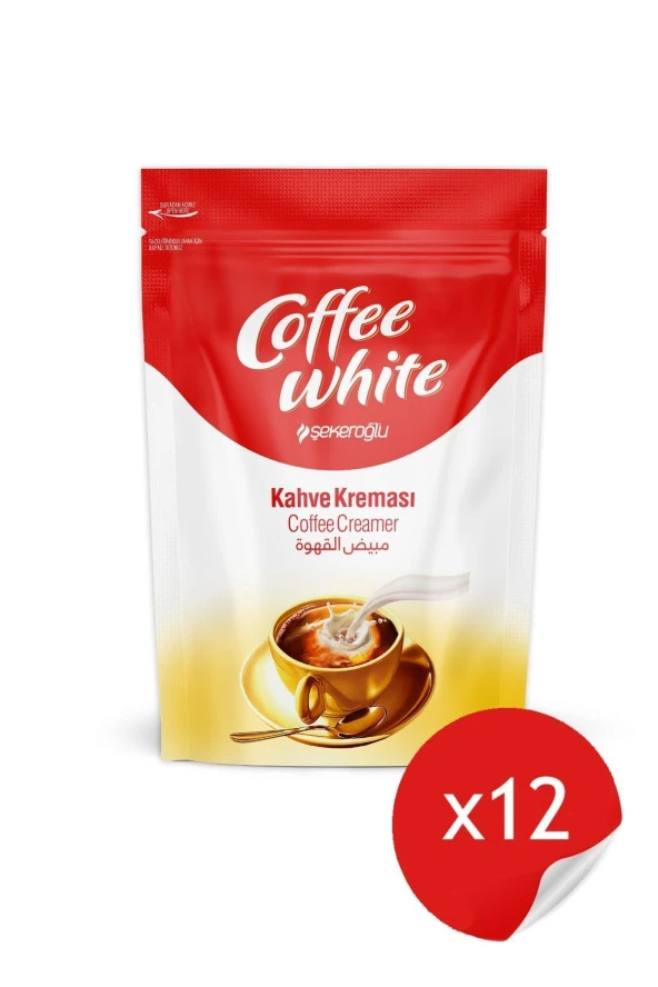 Şekeroğlu Coffee White Kahve Kreması 12 x 200 Gr ( 12 Adet ) ürün görseli 1