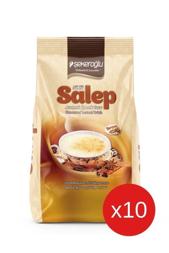 Şekeroğlu Minnettar Sütlü Salep 10 X 1000 gr ( 10 Adet ) ürün görseli 1