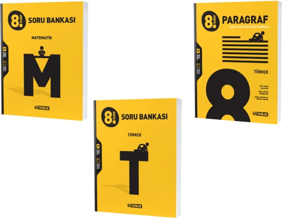 Hız Lgs 2024 8. Sınıf Matematik + Türkçe + Paragraf Soru Seti 3 Kitap ürün görseli 1