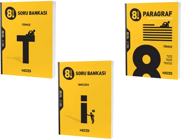 Hız Lgs 2024 8. Sınıf Türkçe + Paragraf + İngilizce Soru Seti 3 Kitap ürün görseli 1