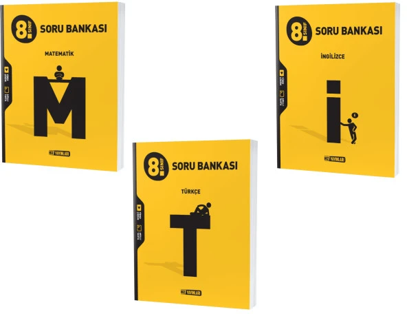 Hız Lgs 2024 8. Sınıf Matematik + Türkçe + İngilizce Soru Seti 3 Kitap ürün görseli 1
