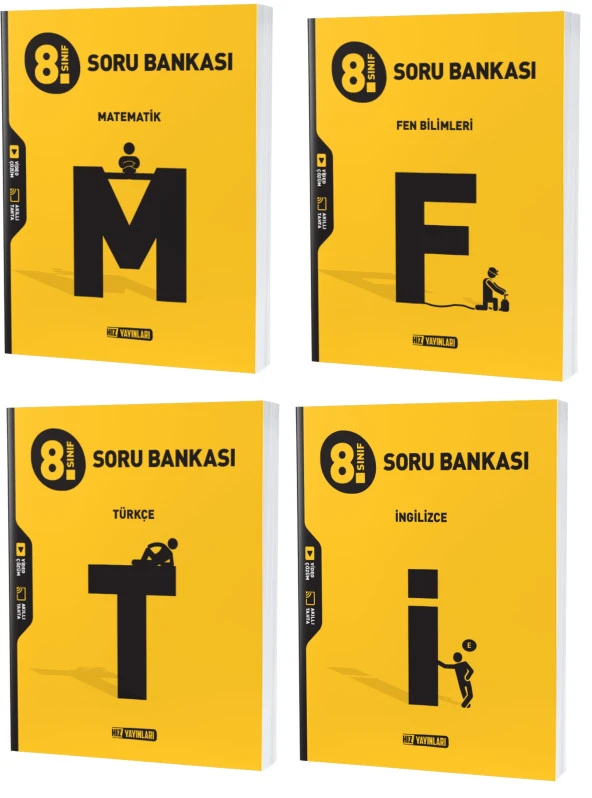 Hız Lgs 2024 8. Sınıf Matematik Türkçe Fen İngilizce Soru Seti 4 Kitap ürün görseli 1