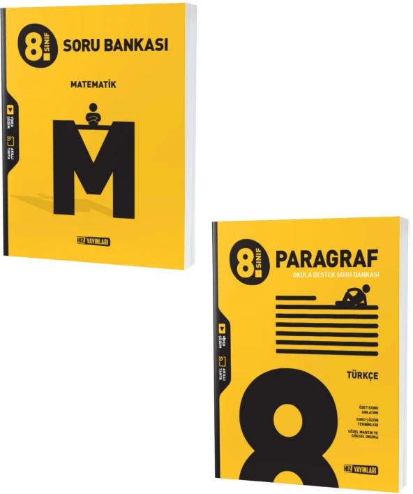 Hız Lgs 2024 8. Sınıf Matematik + Paragraf Soru Seti 2 Kitap ürün görseli 1