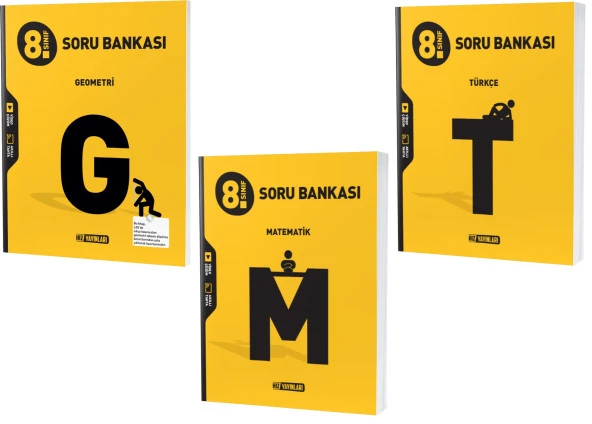 Hız Lgs 2024 8. Sınıf Matematik + Geometri + Türkçe Soru Seti 3 Kitap ürün görseli 1