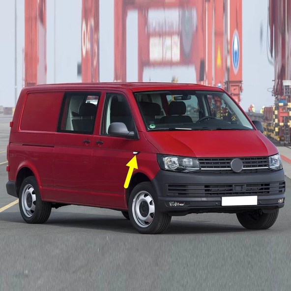 VW Transporter 2016-19 Sağ Ön Çamurluk Sinyal Lambası Siyah 7E0949102 ürün görseli 1