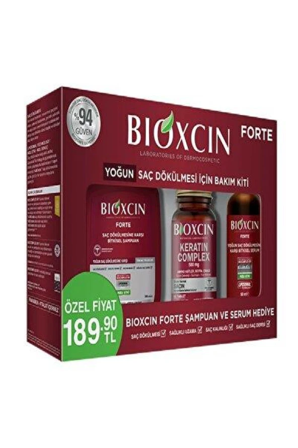 Bioxcin Yoğun Saç Dökülmesi İçin Bakım Kiti ürün görseli 1