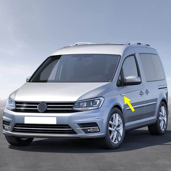 VW Caddy 2016-2020 Sol Ön Çamurluk Sinyal Lambası Krom 2K5949101A ürün görseli 1