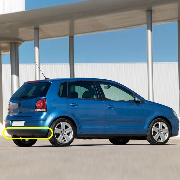 VW Polo 2005-2009 Arka Tampon Alt Eki Spoyleri 6Q6807521 ürün görseli 1